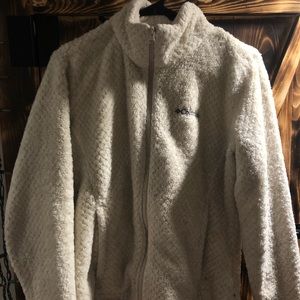 White Colombia jacket.